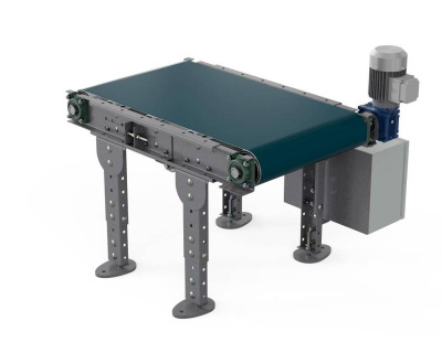 Ленточный универсальный транспортер ЛТ2, Д800 х Ш500 х В(650...850), мм