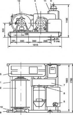 Схема лебедки ТЛ-7А-1