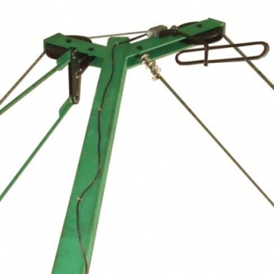 Концевой выключатель и рычаг ограничителя высоты подъема груза.