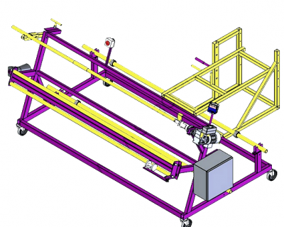 Станок для перемотки рулонных материалов СПРМ 2,1П