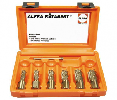 Комплект корончатых сверл HSS 25 мм 6 шт