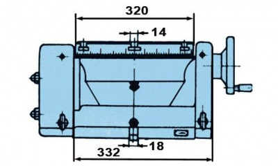 Поворотный круглый стол RTS 320