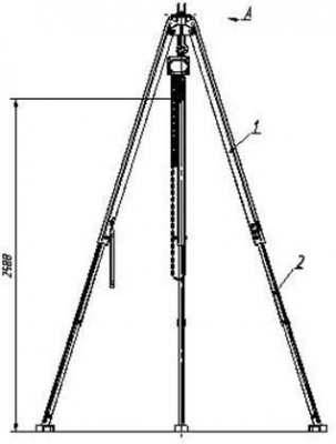 Тренога ТП-1000Т схема 1