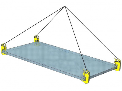 Захват для балконных плит ЗБП-2,5-35-100 Захват для балконных плит ЗБП-2,5-35-100