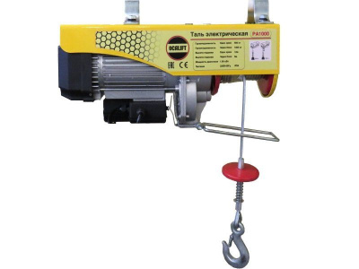 PA-1000 г/п 500/1000 кг трос 12м 1950вт