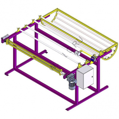 Станок для перемотки рулонных материалов СПРМ 1,5-0,1П