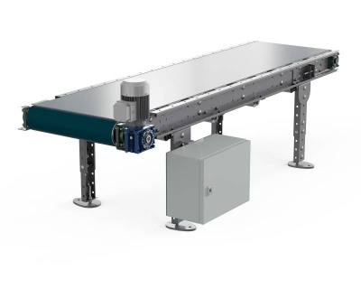 Ленточный универсальный транспортер ЛТ2, Д2000 х Ш500 х В(650...850), мм