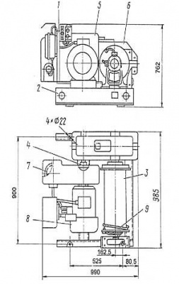 Схема лебедки ТЛ-9А-1