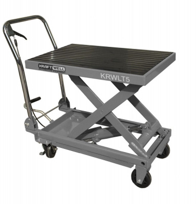 Платформа подъемная передвижная с гидравлическим приводом, г/п 500 кг. KraftWell KRWLT5