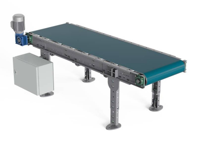 Ленточный универсальный транспортер ЛТ2, Д1600 х Ш500 х В(650...850), мм