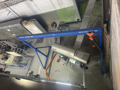 Передвижной козловой кран ККСО-0.5-3000-3000