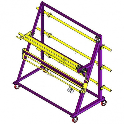 Станок для перемотки рулонных материалов СПРМ 1,4-0,1РК3