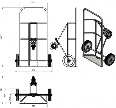 Схема тележки