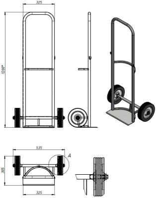 Схема тележки