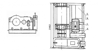 Схема лебедки ЛМ-8