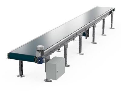 Ленточный универсальный транспортер ЛТ2, Д6600 х Ш500 х В(650...850), мм