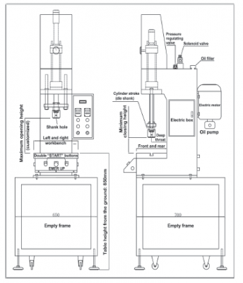 Пробивной пресс YQG-01T