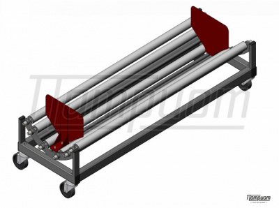 Тележка для размотки рулонов ТР 0,4-1,5-100К